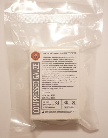 Presuotas tamponavimo tvarstis