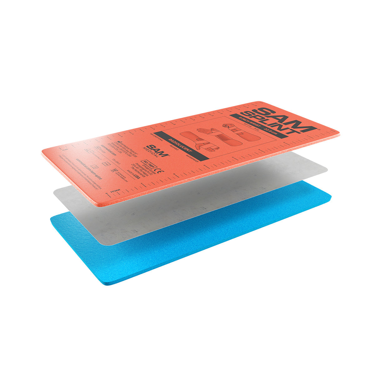 SAM SPLINT universalus lankstomas įtvaras