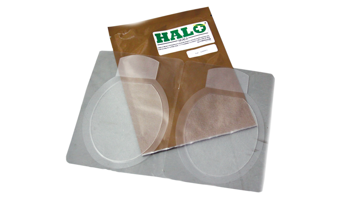 Okliuzinis krūtinės tvarstis "Halo Chest Seal" (2 vnt. rinkinys)